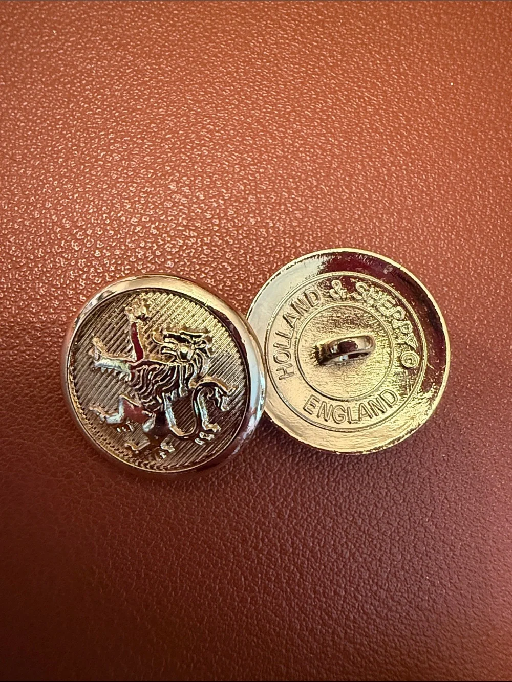 Gold Metal Button Set For Blazer